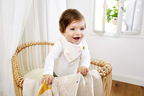 LÄSSIG Baby slabbetje bandana halsdoek katoen drukknop omkeerbaar / baby bandana Little Water - Afbeelding 5