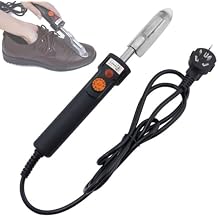 Mini Irons,150W Electric Leather Iron, Mini Irons with 50350C Adjustable Temperature, Crafts Quilting Iron, Leather Wrinkle Removing Iron for Craft Leather Repair Shoes Bag Crease Removal