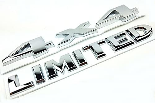 ABS 4X4 Limited Car Logo Badge Emblem Fit for Car Decoration Chrome