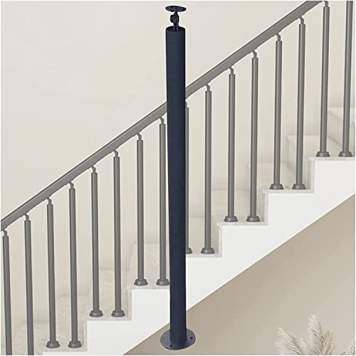 Rampe d'escalier pour marche en béton avec support de montage