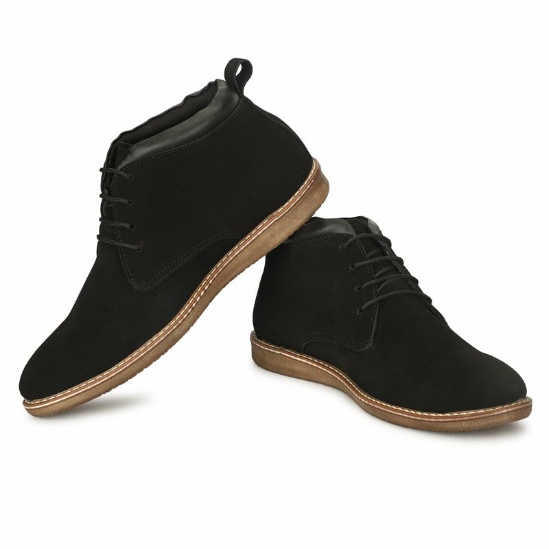 Image of Suede Leather Low Ankle Boot Lace Up for Men