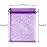 G2PLUS Purple Organza Bags 4x6 in, 100PCS Drawstring Organza Bags, Sheer Mesh Jewelry Pouches, Lavender Wedding Party Festival Gift Bag Candy Pouches for Mother\'s Day, Party Favors