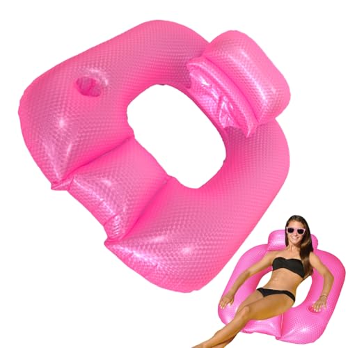 Flotteur de piscine avec dossier ergonomique pour éviter le mal de dos