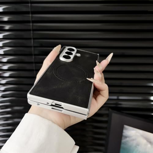 Étui en cuir avec fermeture magnétique antichoc pour Samsung Galaxy Z Fold 7/6/5/4 - 3