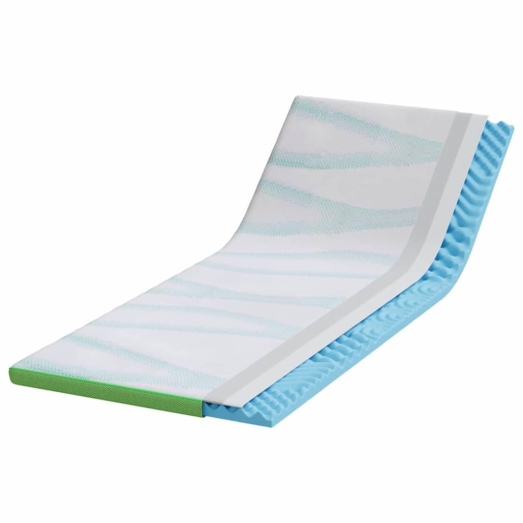 Matratzenauflage 80x200 cm Polyester Jacquard | Weich, Atmungsaktiv, Modernes Design, Pflegeleicht mit Feuchtem Tuch