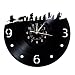 Reloj de Pared de Vinilo Registro, Señor de la decoración Colgante Reloj temático Anillos Arte, decoración de la Pared (Regalo: Gancho)