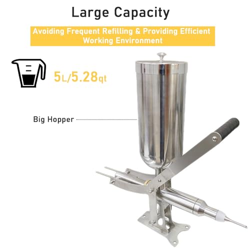 Stainless Steel Donut Filler Injector for Jelly Cream - Perfect for Doughnuts Churros Pastries - Essential Kitchen Tool — view 3