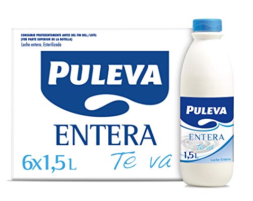 Puleva Puleva Leche Entera 6 Botellas De 1,5Lt 9800 g