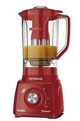 Liquidificador Turbo Power, Mondial, Vermelho, 550W, 220V - L-99 FR