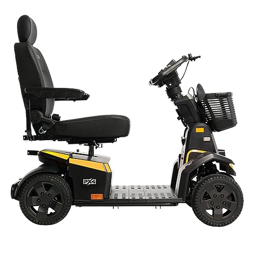 Pride Mobility PX4 500 LB. Weight Capacity Super Heavy Duty Mobility Scooter (18 x 18-20 Seat, Sunflower)