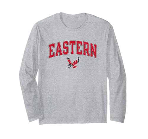Eastern Washington Eagles Arch Over Logo Officially Licensed Long Sleeve T-Shirt