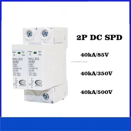 Protector contra sobretensiones de CC para asegurar inversores solares 2P 40KA 350V 2