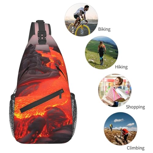 Morrales deportivos Cross Chest Bag negro unisex miniatura 6