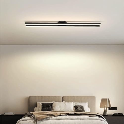 Éclairage de plafond LED dimmable et moderne avec télécommande 90cm