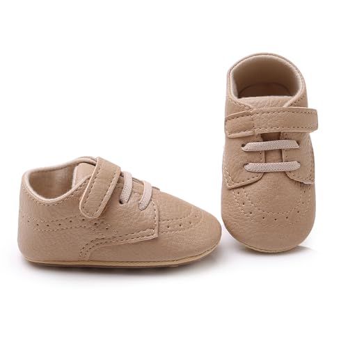 Image of RVROVIC Baby Boys Girls Anti-Slip Sneakers Soft Ankle Boots Toddler First Walkers Newborn Crib Shoes