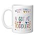 Childcare Teacher Negotiate with Toddlers Daycare Provider Ceramic Mug, White
