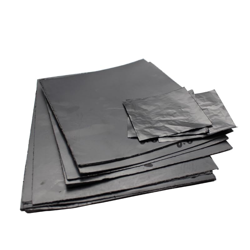 5pcs High Purity Graphite Foil Gasket Sheets - Customizable Thickness 0.05mm to 2mm for High-Temperature Applications(2x200x250mm)