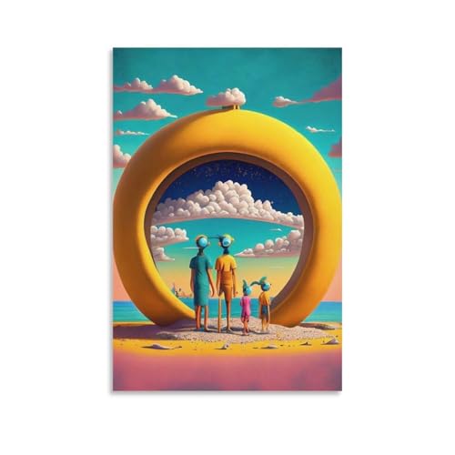 �T���o�h�[���E�_�� �|�X�^�[ (25) �p�l�� �L�����o�X �ǃA�[�g �z�[���A�[�g���[�N �����Ɋ|�����܂�20x30inch(50x75cm)