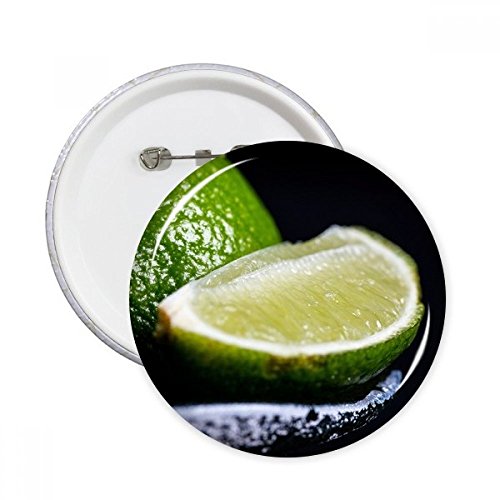 Pins badge bouton citron vert imprimé multicolore haute définition format XL