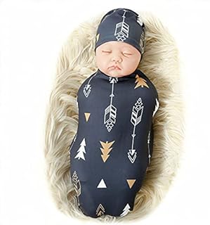 cute boy swaddles