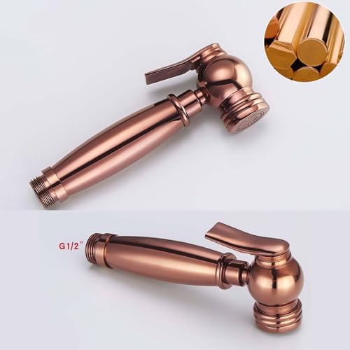 Válvula de ángulo de control único y ducha bidet para WC con caudal regulable 6