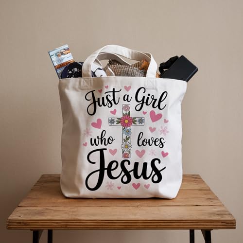 Bolsa Tote para mujer Just A Girl Who Loves miniatura 6