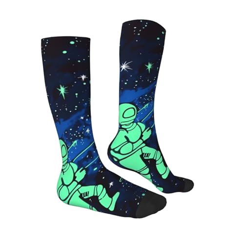 Glow in The Dark Socks Gifts Athletic Socks for Men Running Socks Knee High Socks for Women Stockings Socks2