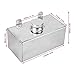 Universal Aluminum Washer Reservoir 2L Aftermarket Replacement Bottle Polished Intercooler Spray Tank for Car Truck​