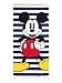 Disney Mickey Mouse Navy Stripes Cotton 28" x 58" Pool/Beach/Bath Towel