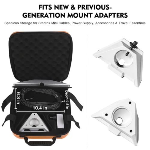 Image of Ultra-Light Case for Starlink Mini, Waterproof EVA Shockproof Bag