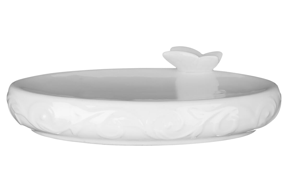 Orsina - Soap Dish - Porcelain - White