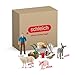 Produktbild SCHLEICH Farm World | Tierset Tierfütterung 72287 | detailliertes Set aus Esel, Schwein, Schaf mit Zubehör & Bauer Paul | Bauernhof Spielzeug ab 3 Jahre | 19-teiliges Set | exklusiv bei Amazon