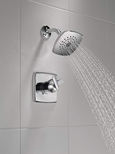Image of Delta Faucet Ashlyn 17 Series Dual-Handle Shower Faucet, Shower Trim Kit with Single-Spray Touch-Clean Shower Head, Chrome T17264 (Valve Not Included)