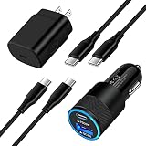 Galaxy A14 Car Fast Charger USB C for Samsung Galaxy A14 A53 S23 A54 S22 A11 S21 A12 A21LG Pixel 7 6