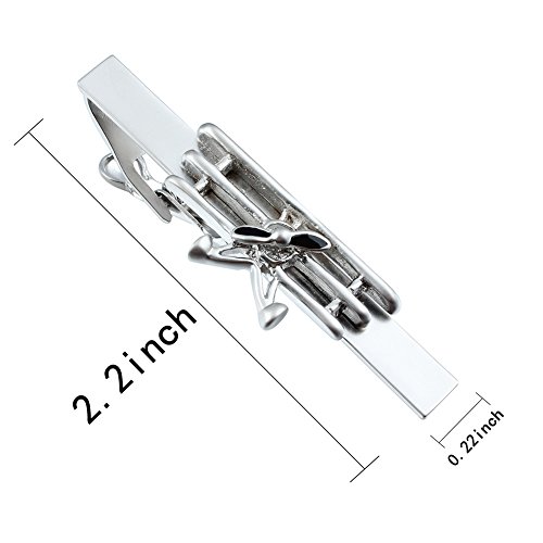 Image of HAWSON 2 inch / 2.2 inch Tie Clip for Men, Novelty Tie Bar Clip for Men and Boys, Interesting Tie Clip for Party