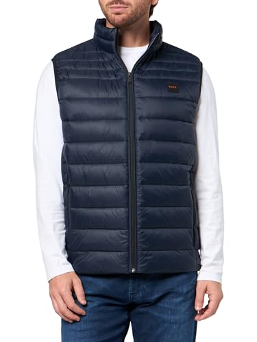 Image of BOSS Men's Lightweight Nylon Patch Logo Puffer Vest