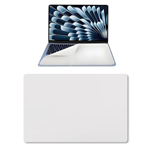 2 PCS Protector Teclado 14 Pulgadas y Paño de Microfibra, Protectores de Pantalla para Portátiles y Netbooks, Funda Suave Antipolvo para Teclado Portátil, Compatible con Laptops de 13 14 Pulgadas