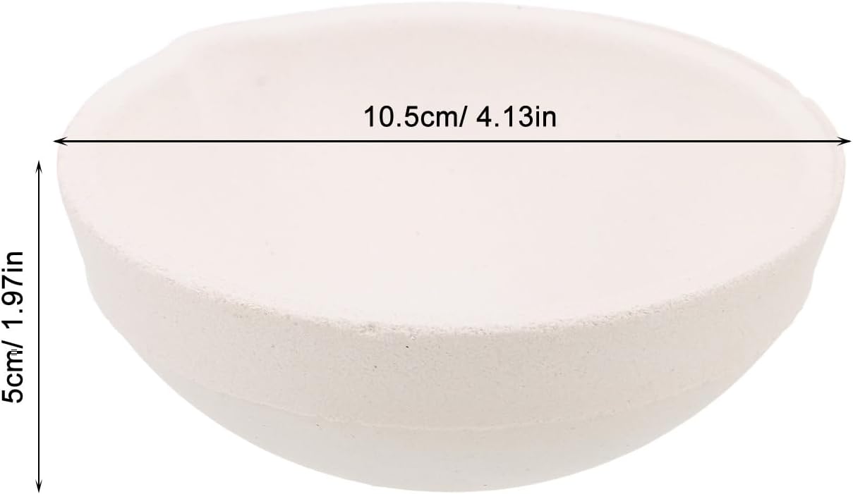 Generic Small Melting Ceramic Crucible Dish Cup Soldering Board Plate Jewelry Refining Tool for Gold Silver Copper Brass Alloy