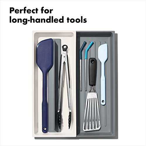 OXO Good Grips Expandable Long Tool Organizer, White - Image 3