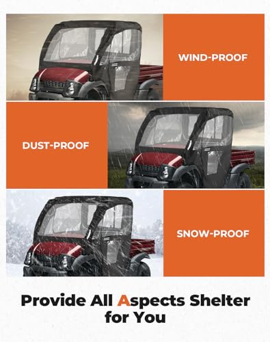 KEMIMOTO PVC UTV Cab Enclosure Kit