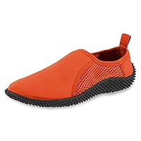 55 Sport Girl's Waterline Neoprene Aqua Shoes - Papaya Orange - 11 UK Child