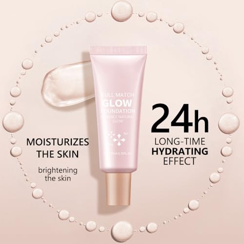 Loske Full Match Glow Foundation, Enhance Foundation Natural Glow, Professional Coverage For A Flawless Look thumb #1