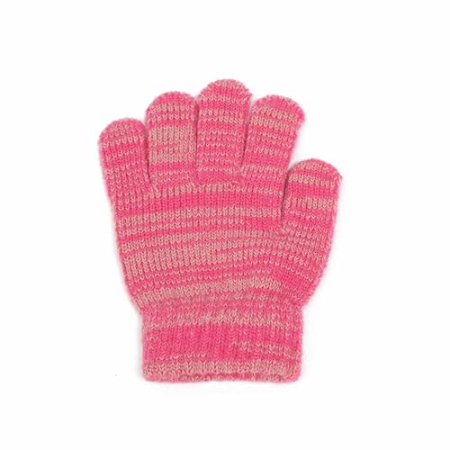 3 Pcs Kids Hat Gloves and Scarf Sets Knitted Pompom Beanie Neck Warmer Gaiter Mittens Winter Clothes for Girls Boys4