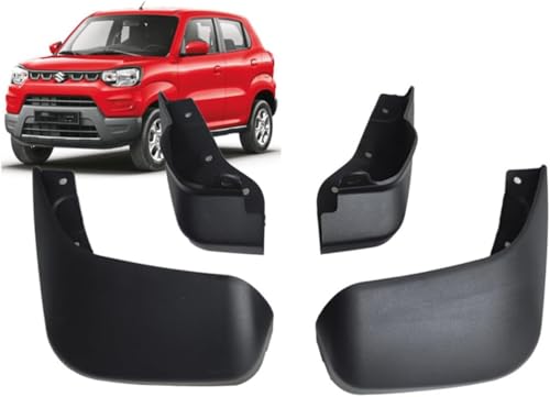Juego de guardabarros negros para Suzuki S-Presso sin taladro kit completo 2