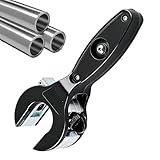 Rohrabschneider für Kupfer | 2-in-1-Ratschen- - aus Edelstahl - Für Außenhydraulik, Bau, industrielle Wartung, Hydraulikrohre und Kupferrohre