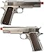 Evike Airsoft - WE-Tech Gen2 Metal Airsoft 1911 GI Full Size GBB Airsoft Pistol (Color: Silver/Gas) - (PID: 32730)