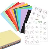 sobres de colores para invitaciones de boda Material de alta calidad: los sobres coloridos están hechos de papel de escritura reciclable de alta calidad que no se rasga fácilmente; el grosor de los sobres puede variar ligeramente de un color a otro, pero no afecta al uso; los sobres B6 son todos igualmente duraderos y no hay necesidad de preocuparse de que los colores se desvanezcan