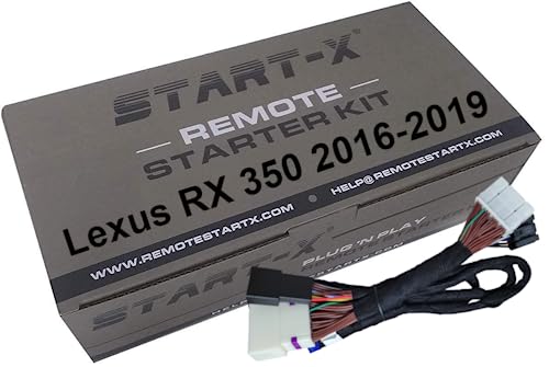 Start-X Plug N Play Remote Starter for Lexus RX 350 (2016-2019) | Push to Start Engine | Plug N Pay | Lock 3X to Remote Start | 2016 2017 2018 2019