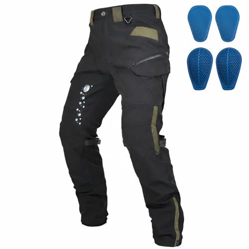 VOLERO® Pantalón Moto Hombre PK 16 | Pantalones Moto Hombre Stretch |Urbano 4 Estaciones