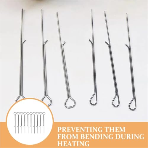 100 piezas sujetadores metálicos para mechas de vela miniatura 5